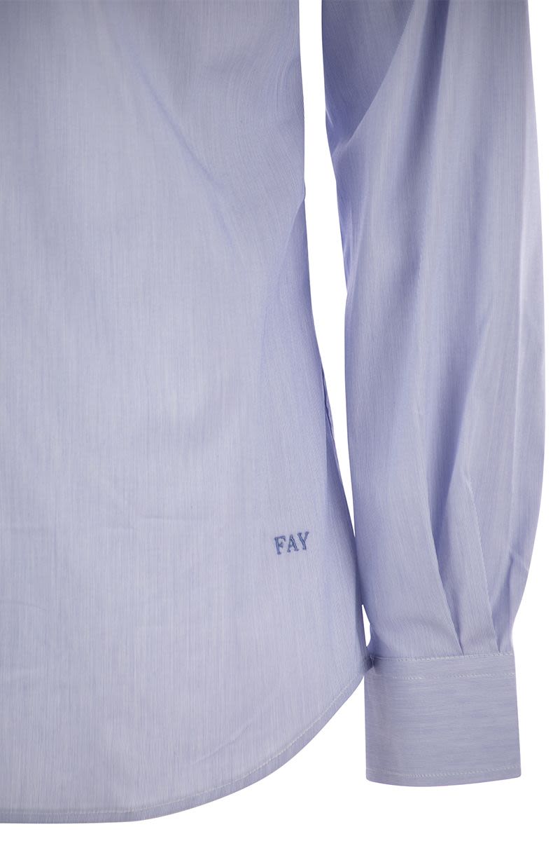 FAY Men's Stretch Cotton Button-Down Shirt