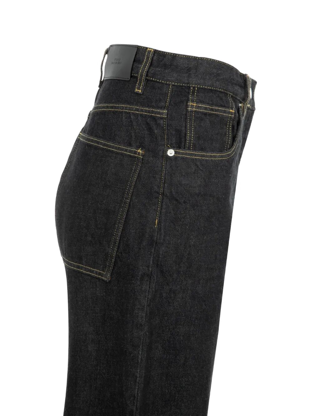 STUDIO NICHOLSON Curved Leg Denim Pants for Women