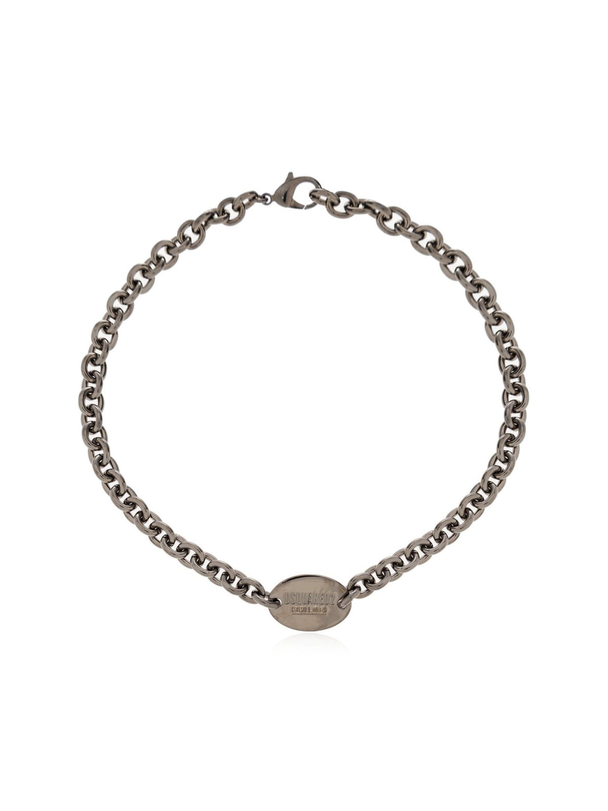 DSQUARED2 Logo Tag Chain Necklace for Men