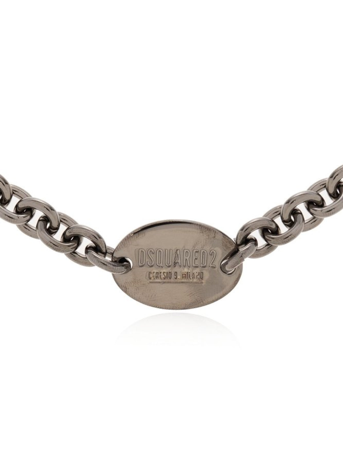 DSQUARED2 Logo Tag Chain Necklace for Men