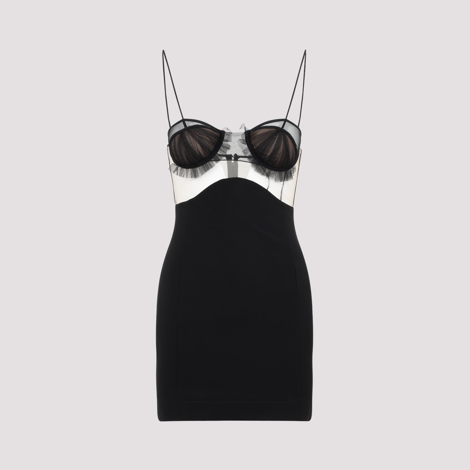 NENSI DOJAKA Explosive Flower Mini Bra Dress