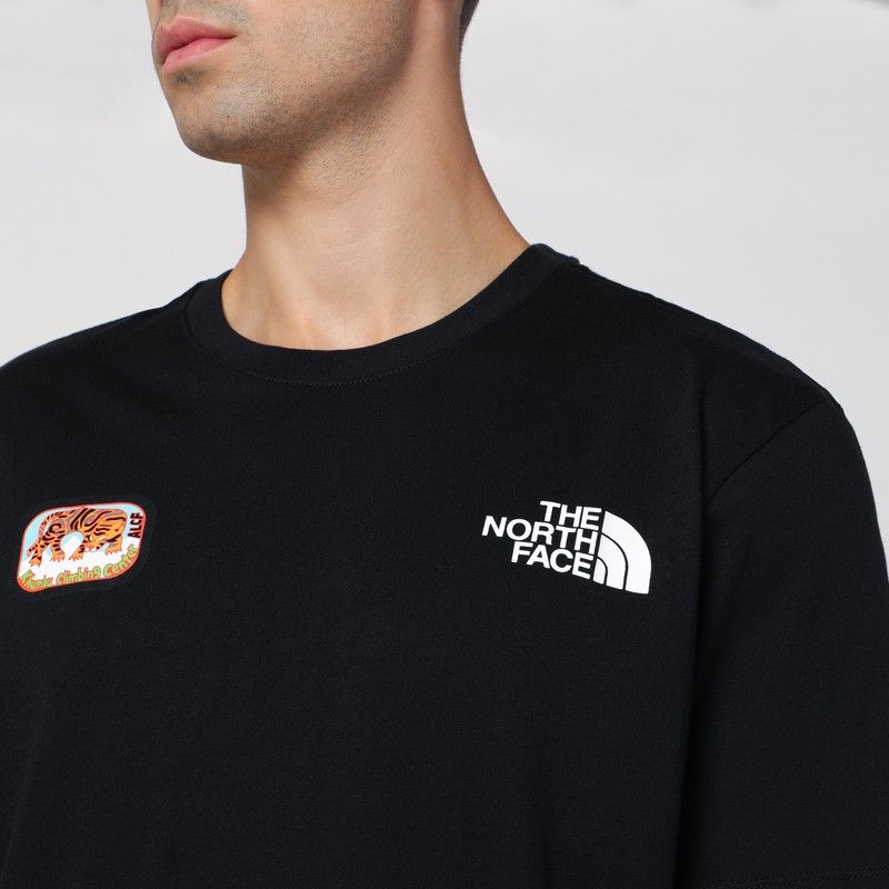 THE NORTH FACE Cotton T-Shirt with Unique Prints for Men