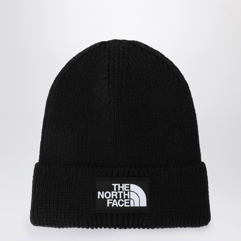 THE NORTH FACE Men's Mini Black Beanie with Logo Patch