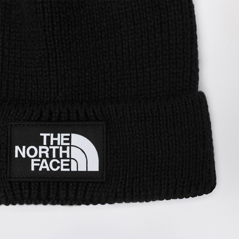 THE NORTH FACE Men's Mini Black Beanie with Logo Patch