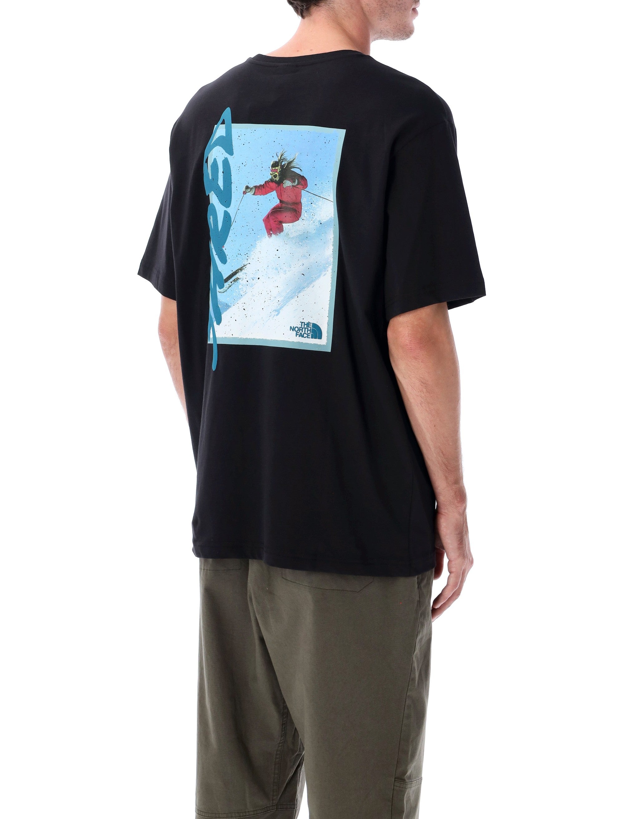 THE NORTH FACE Relaxed Fit Mountain-Inspired Graphic T-Shirt - Size L