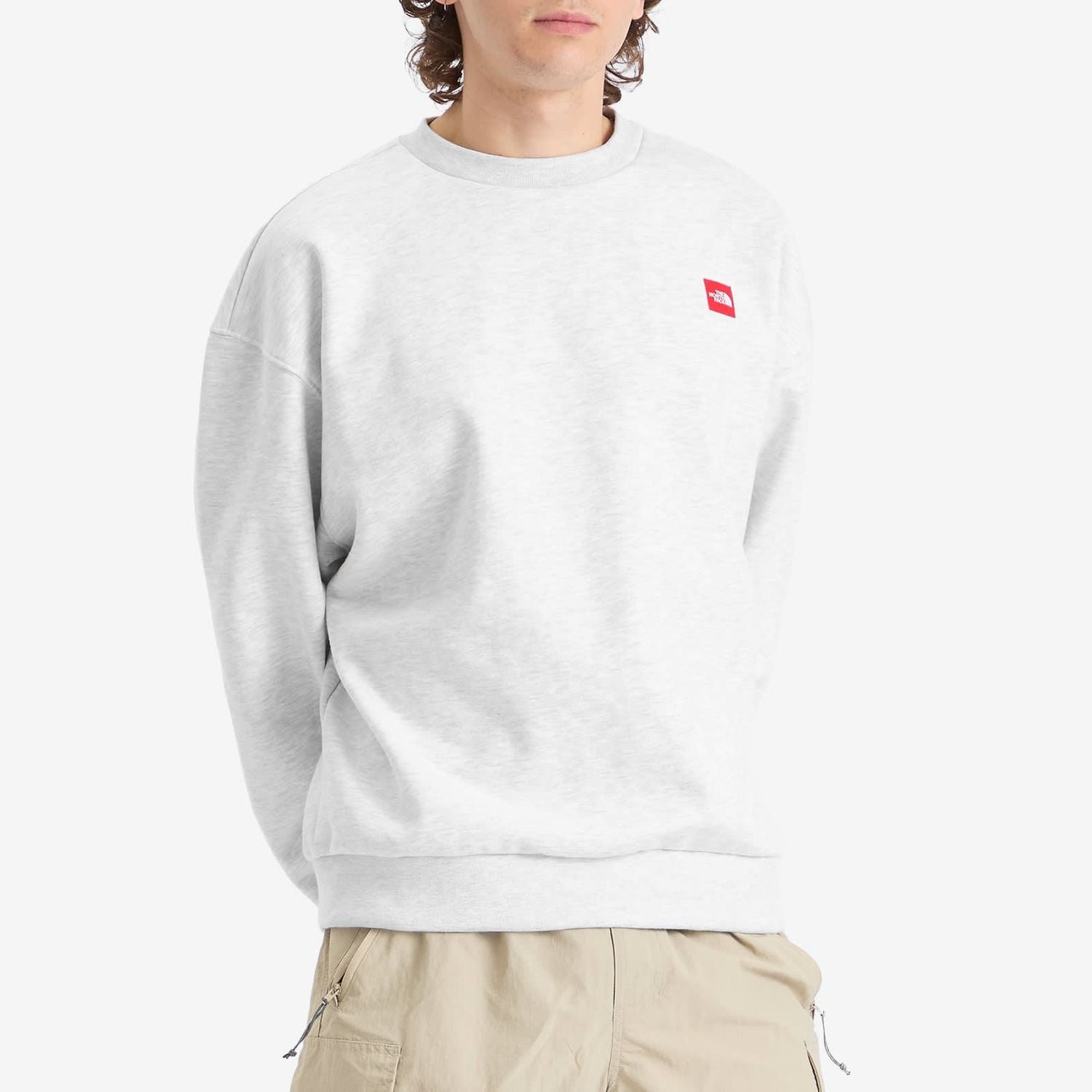 THE NORTH FACE Crew Neck Sweatshirt in Red Box Design