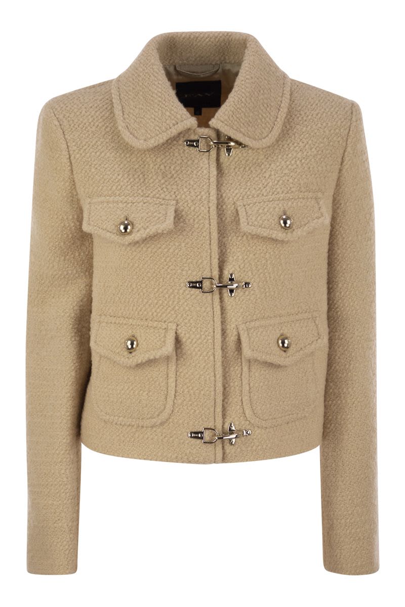 FAY 3-Hook Wool Jacket for Women