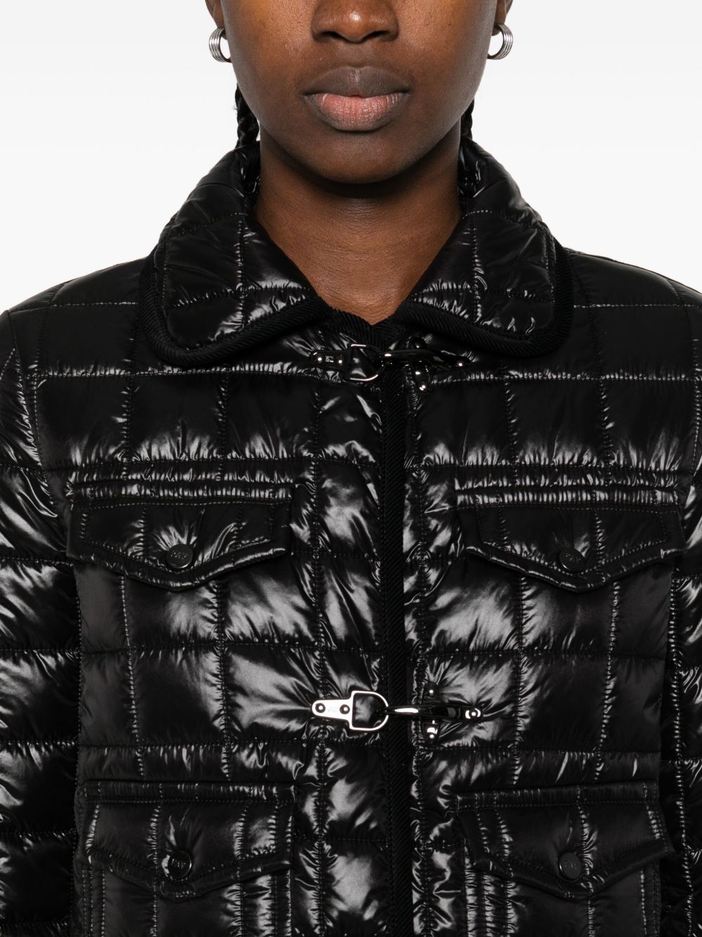 FAY Mini Short Padded Jacket with Toggle Fastening