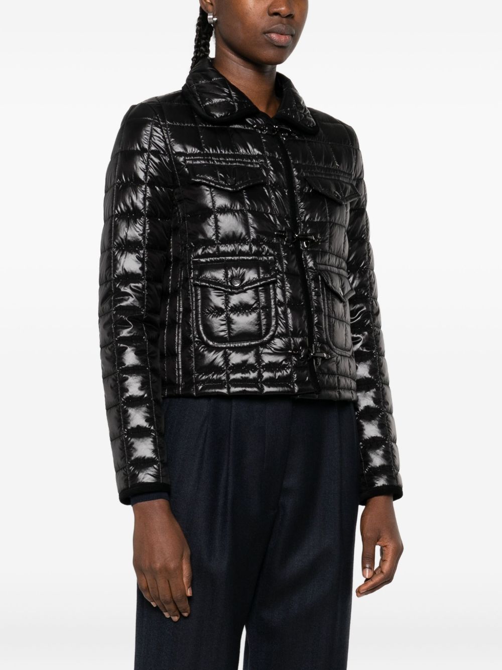 FAY Mini Short Padded Jacket with Toggle Fastening