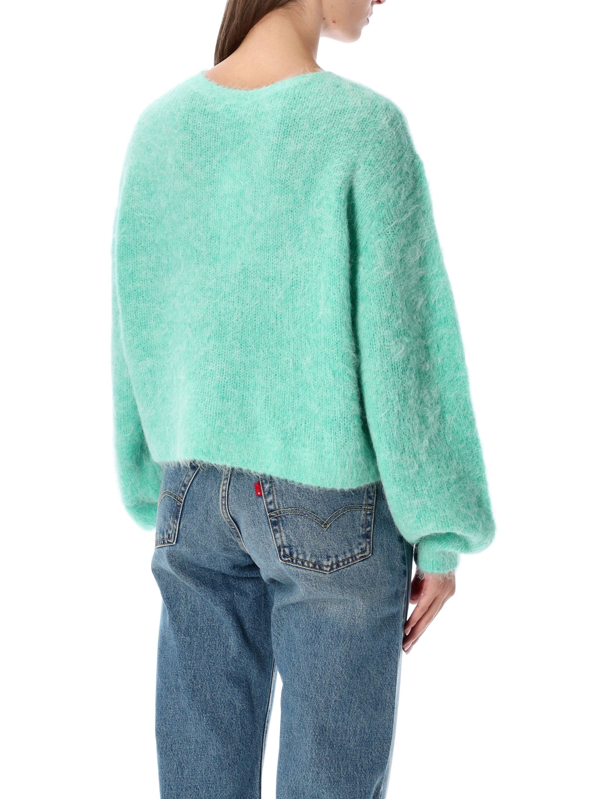AMERICAN VINTAGE Mini Cropped Mohair Cardigan