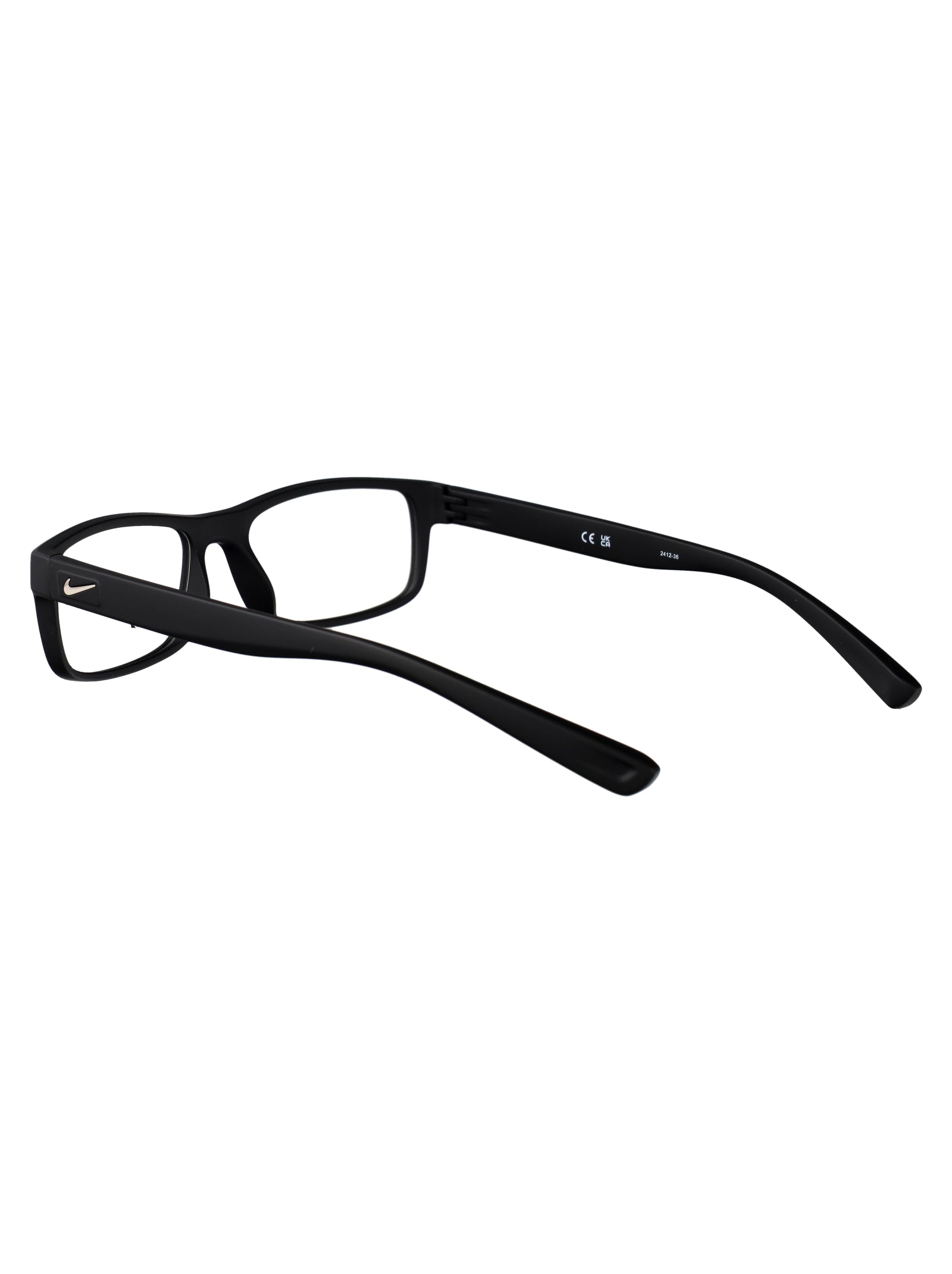 NIKE Men's Matte Black Acetate Optical Glasses