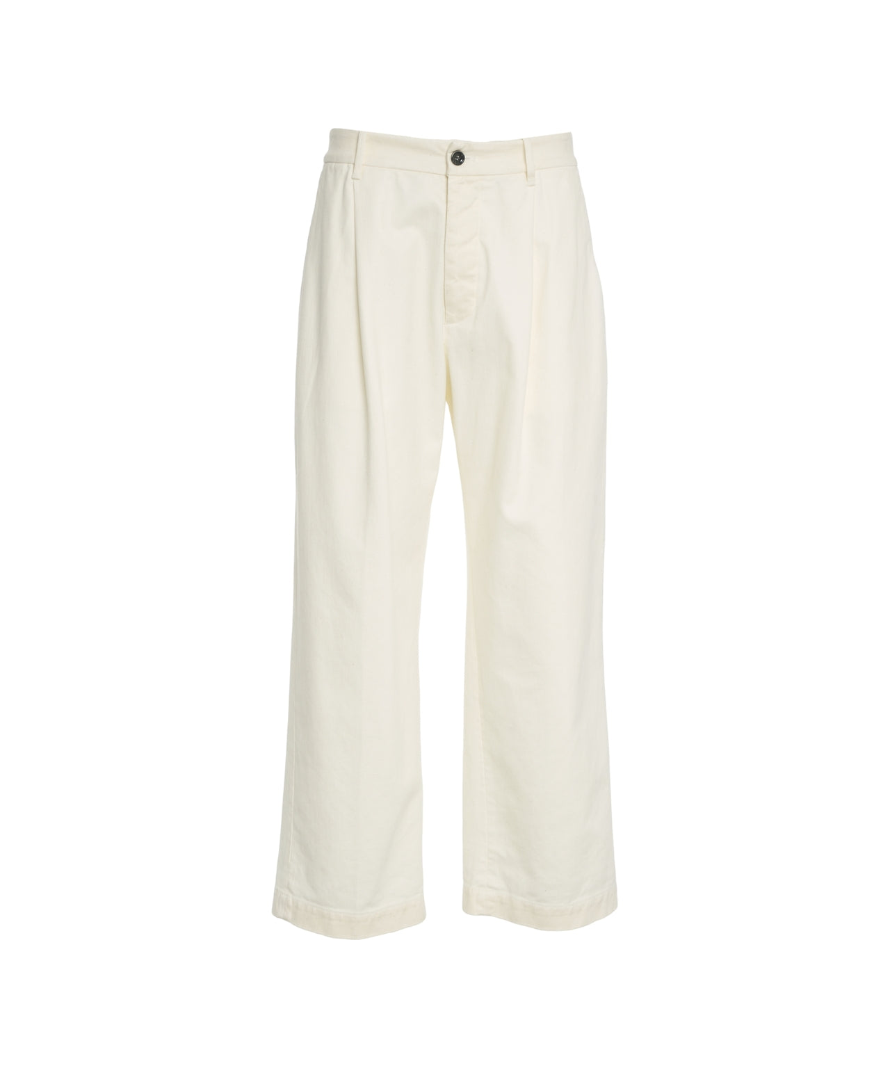 NINE IN THE MORNING Wide Fit Pleated Trousers for Men