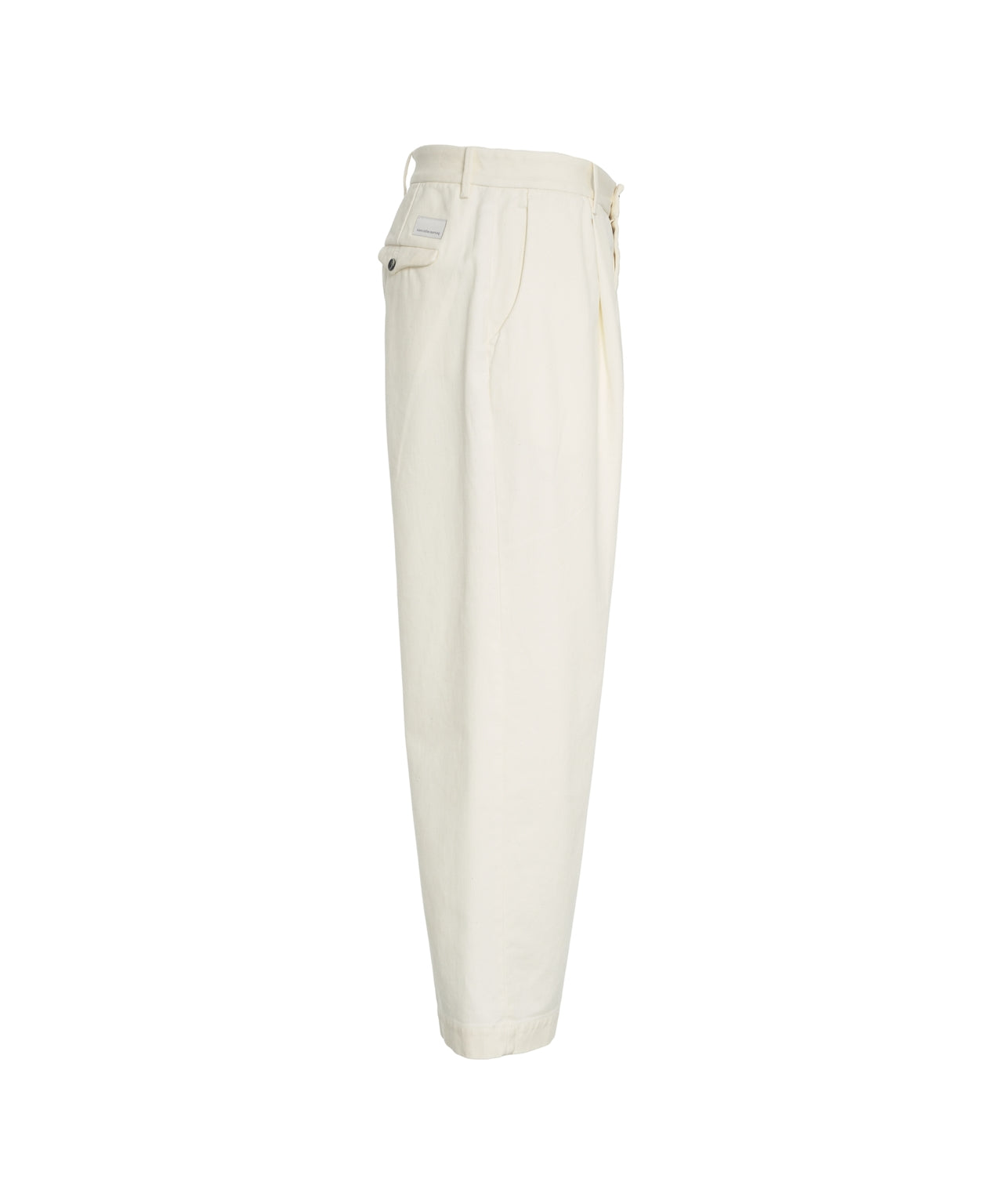 NINE IN THE MORNING Wide Fit Pleated Trousers for Men
