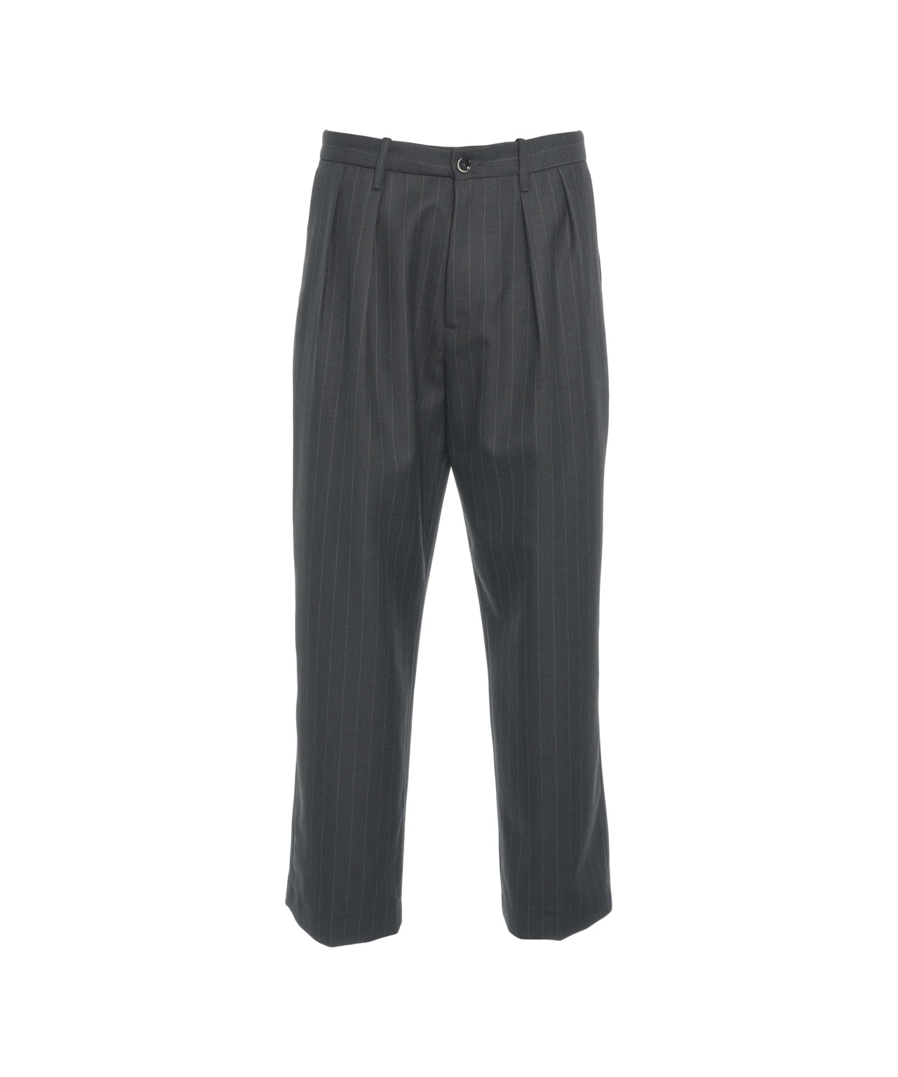 NINE IN THE MORNING Men's Pleated Pinstripe Trousers - Kai