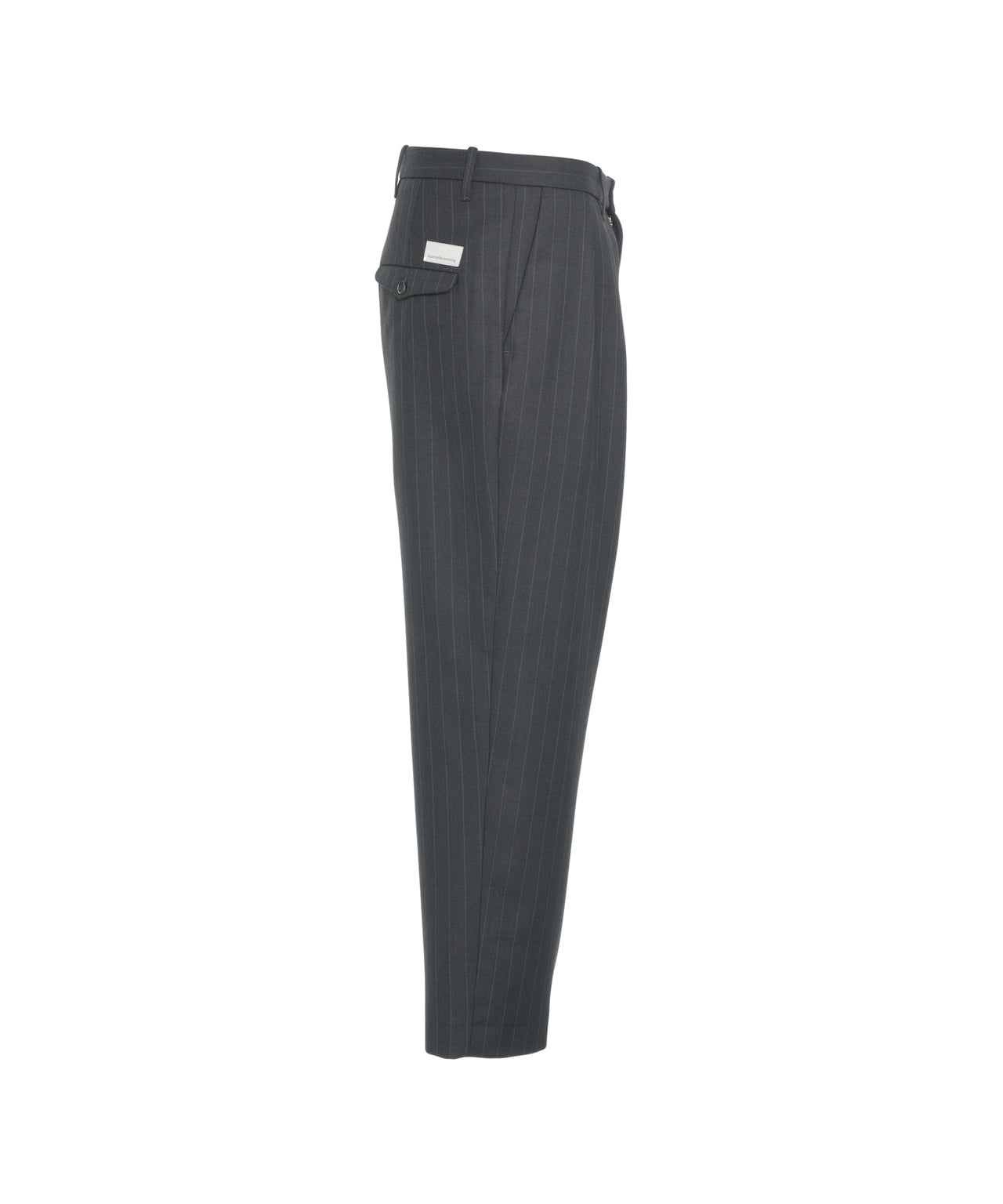 NINE IN THE MORNING Men's Pleated Pinstripe Trousers - Kai