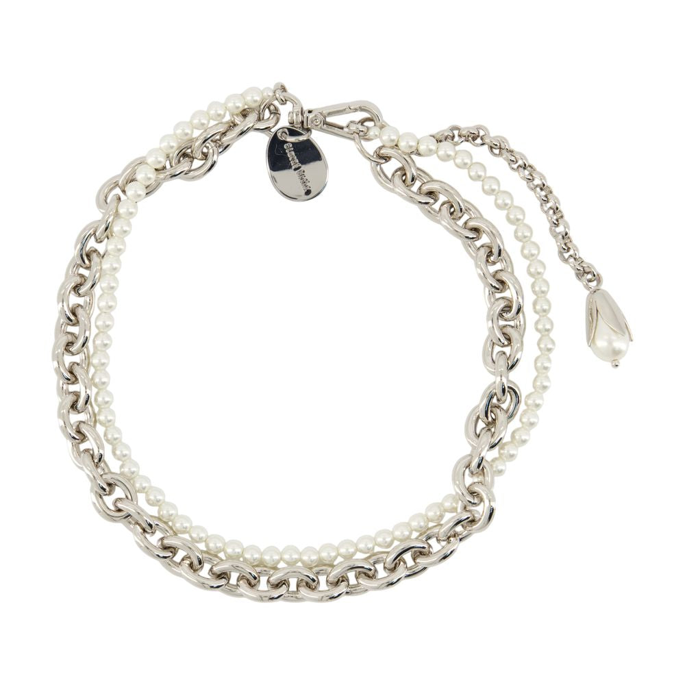 SIMONE ROCHA Elegant Pearl & Chain Necklace