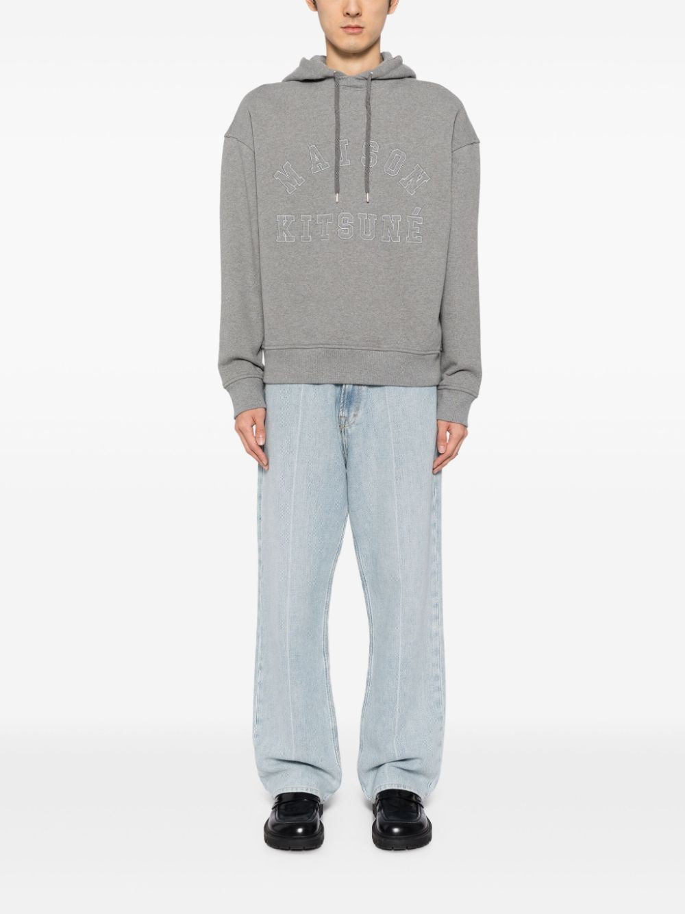 MAISON KITSUNÉ Oversized Varsity Hoodie - Men's