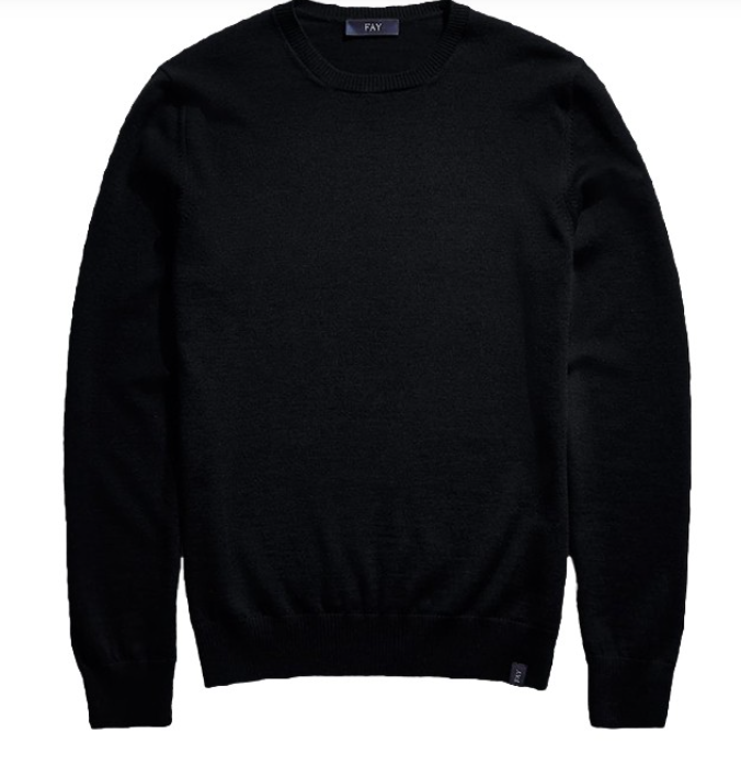 FAY Luxurious 100% Wool Sweater for Men - Perfect for FW24