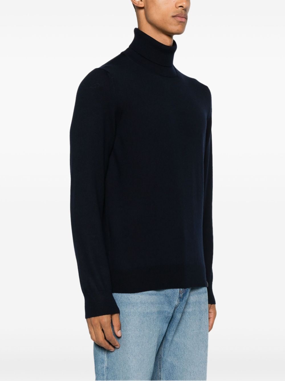 FAY Ribbed Turtleneck Sweater for Men