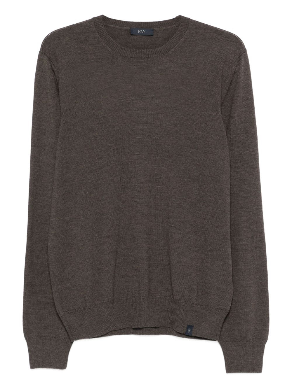 FAY Men's Virgin Wool Crew Neck Sweater