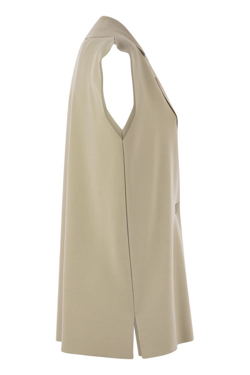 FAY Technical Viscose Knit Vest