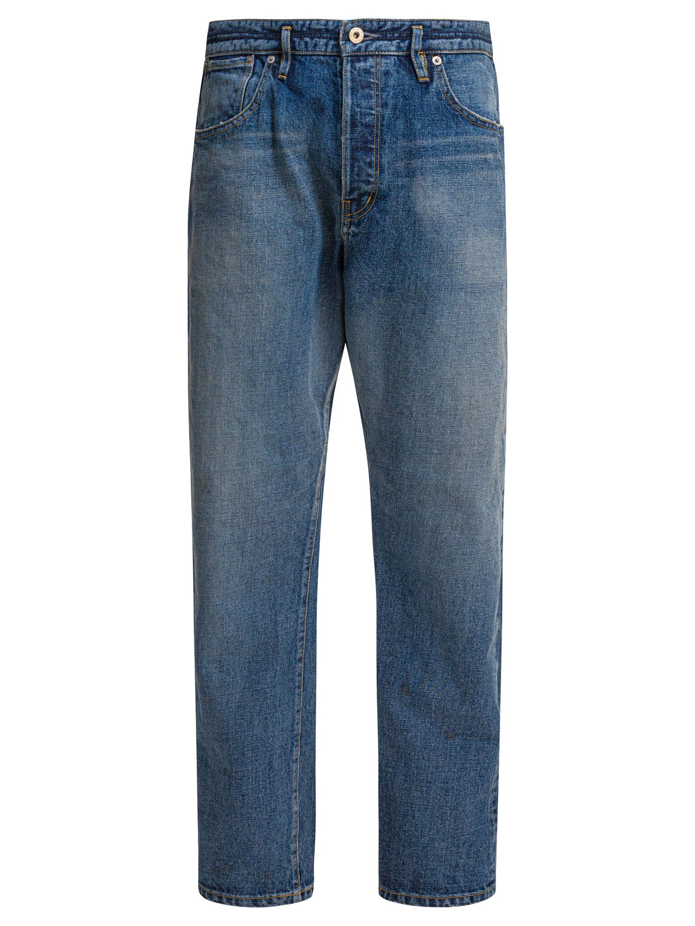 NONNATIVE Relaxed Fit Mini Jeans for Men