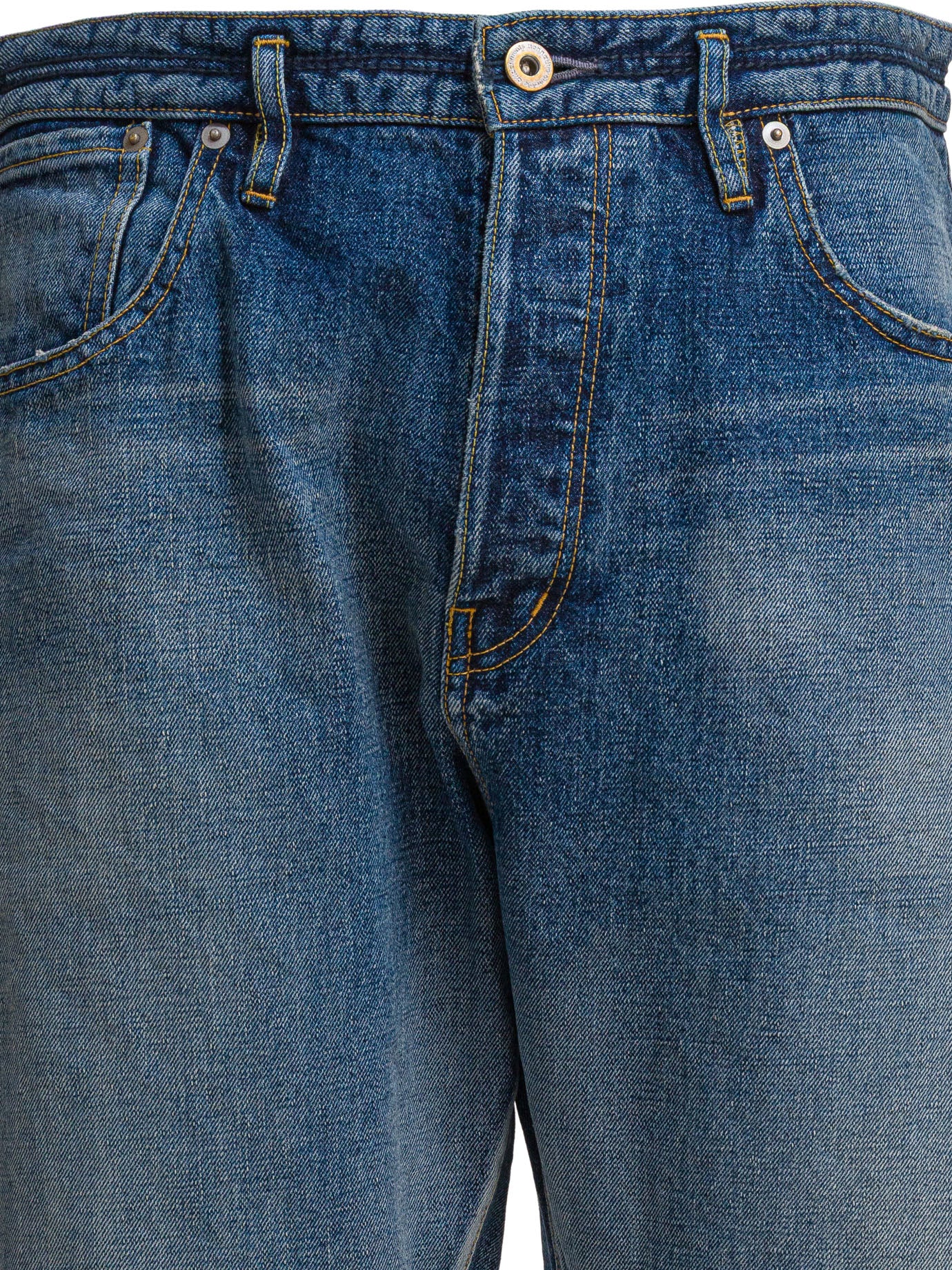 NONNATIVE Relaxed Fit Mini Jeans for Men