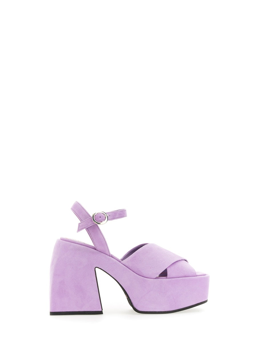 NODALETO Sculpted Maxi Platform Pumps with 10.5 cm Heel