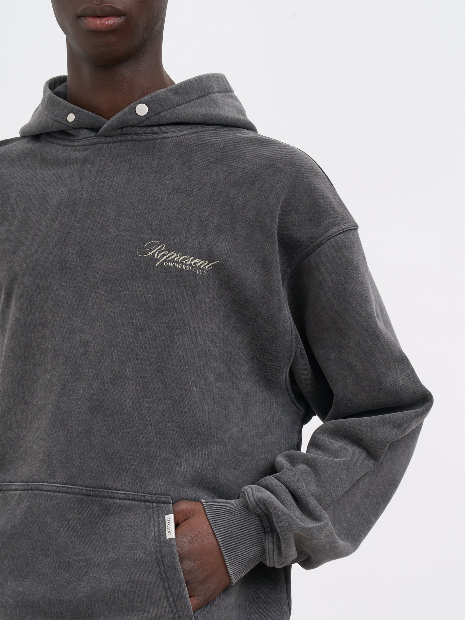 REPRESENT Oversized Owners Club Script Hoodie - Medium Size