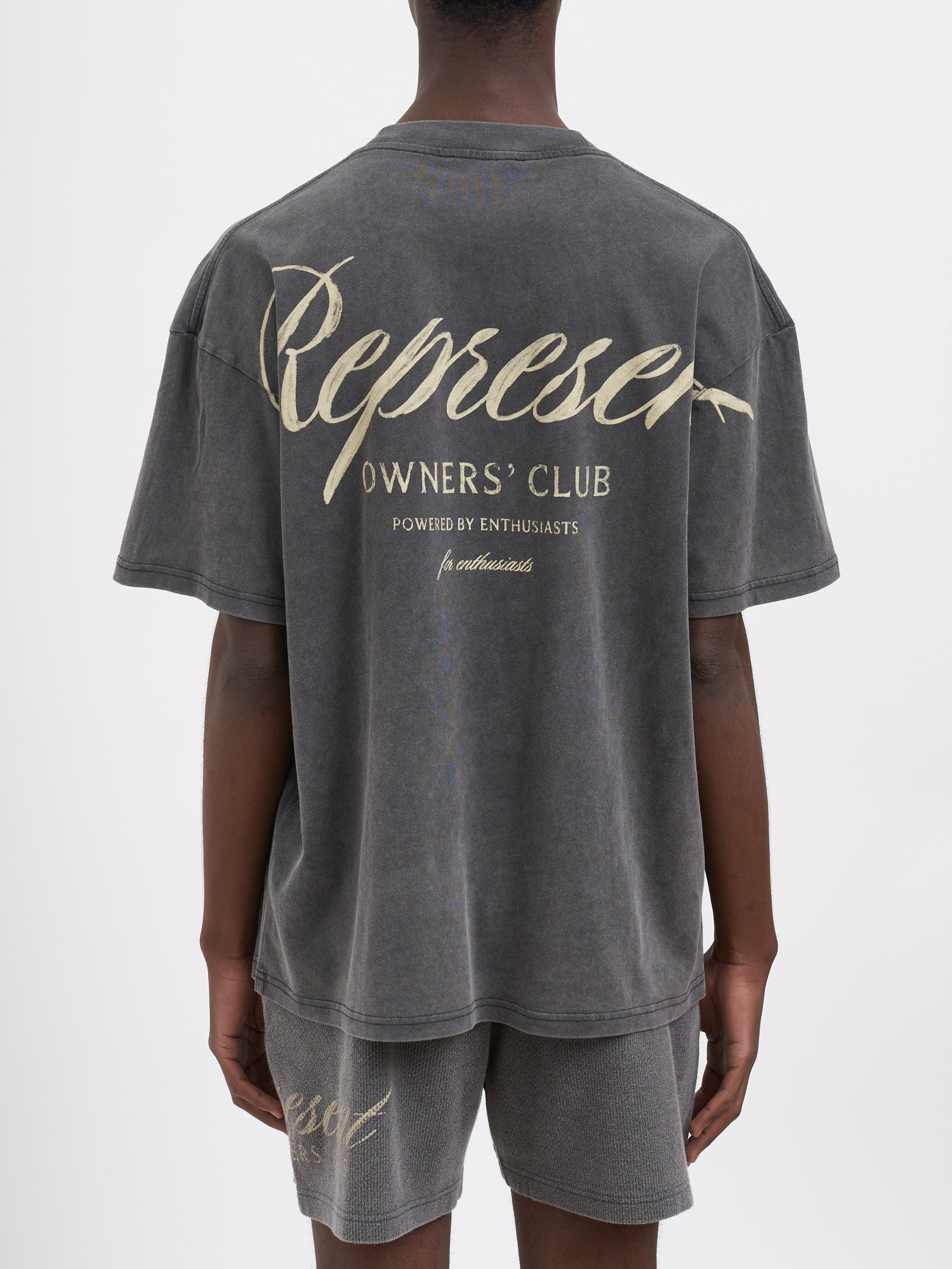 REPRESENT Oversized Owners Club Script T-Shirt - Size M