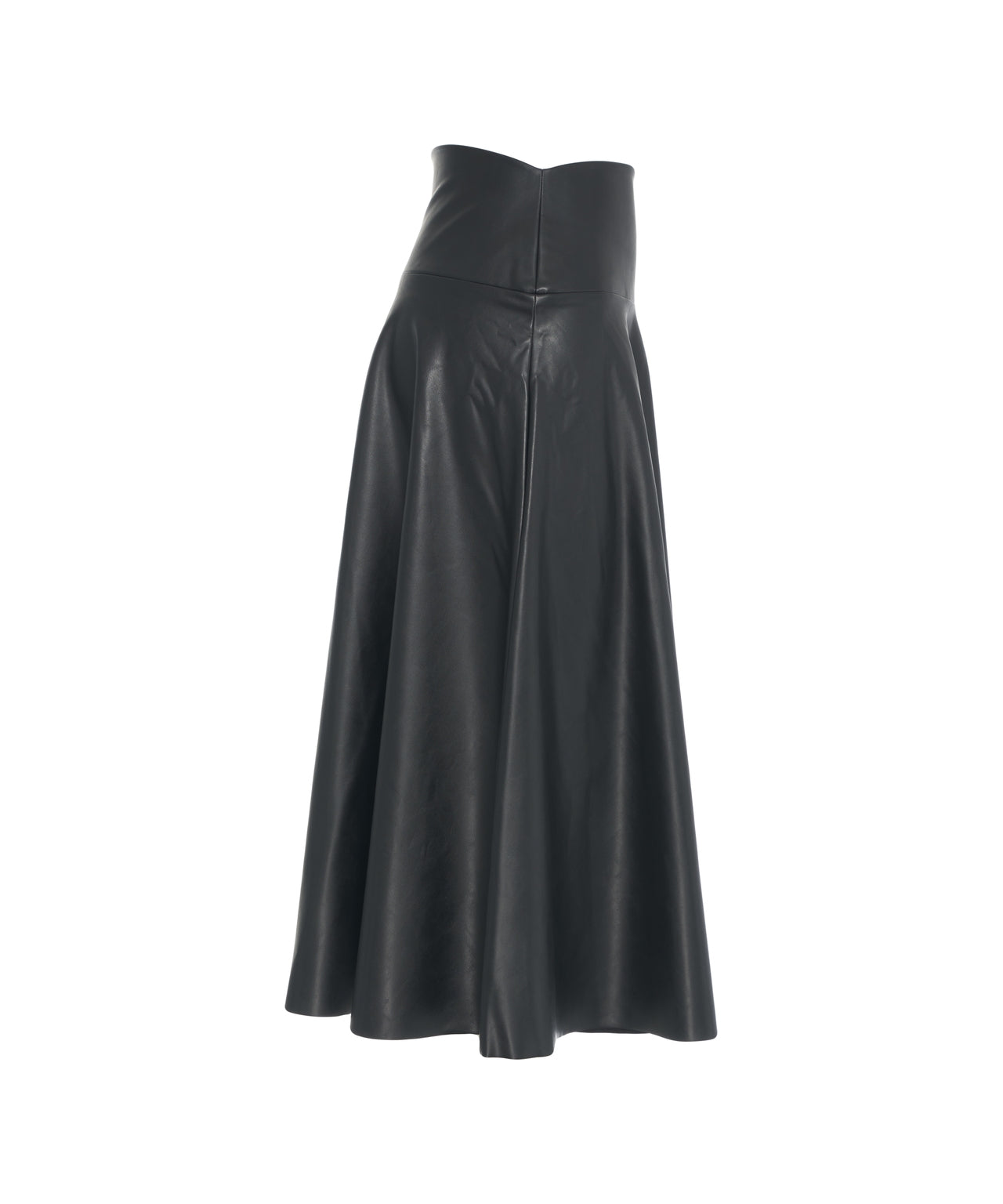 NORMA KAMALI Midi Skirt in Similpelle for Women