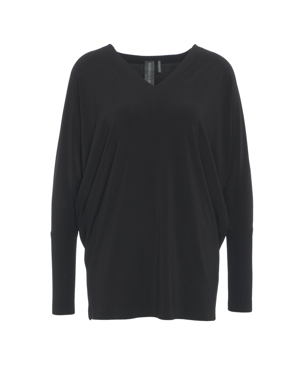 NORMA KAMALI Oversize V-Neck T-Shirt