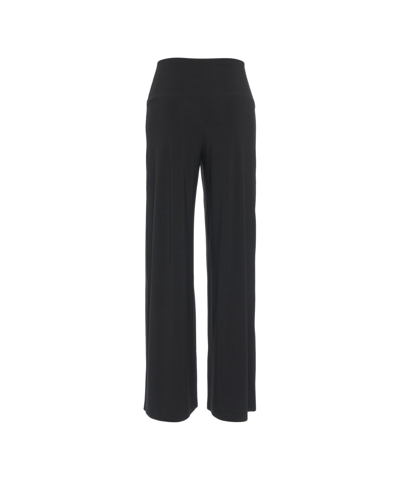 NORMA KAMALI High-Waisted Wide-Leg Trousers