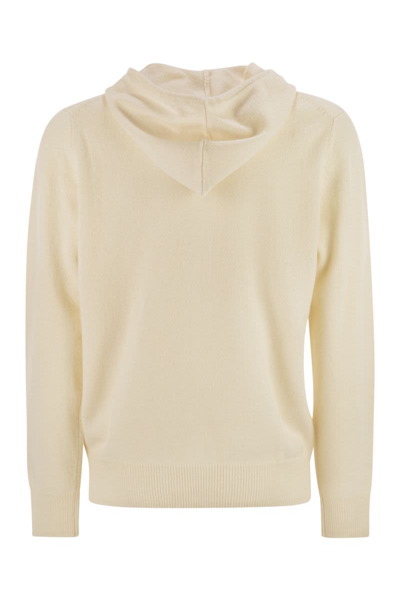 MC2 SAINT BARTH Men's Wool Cardigan with Zip - Regular Fit