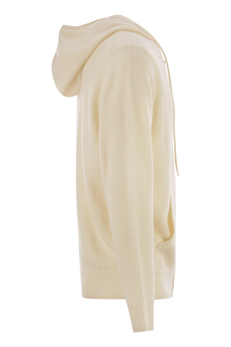 MC2 SAINT BARTH Men's Wool Cardigan with Zip - Regular Fit