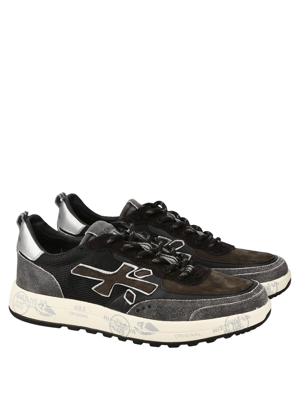 PREMIATA Mesh and Suede Sneakers for Men
