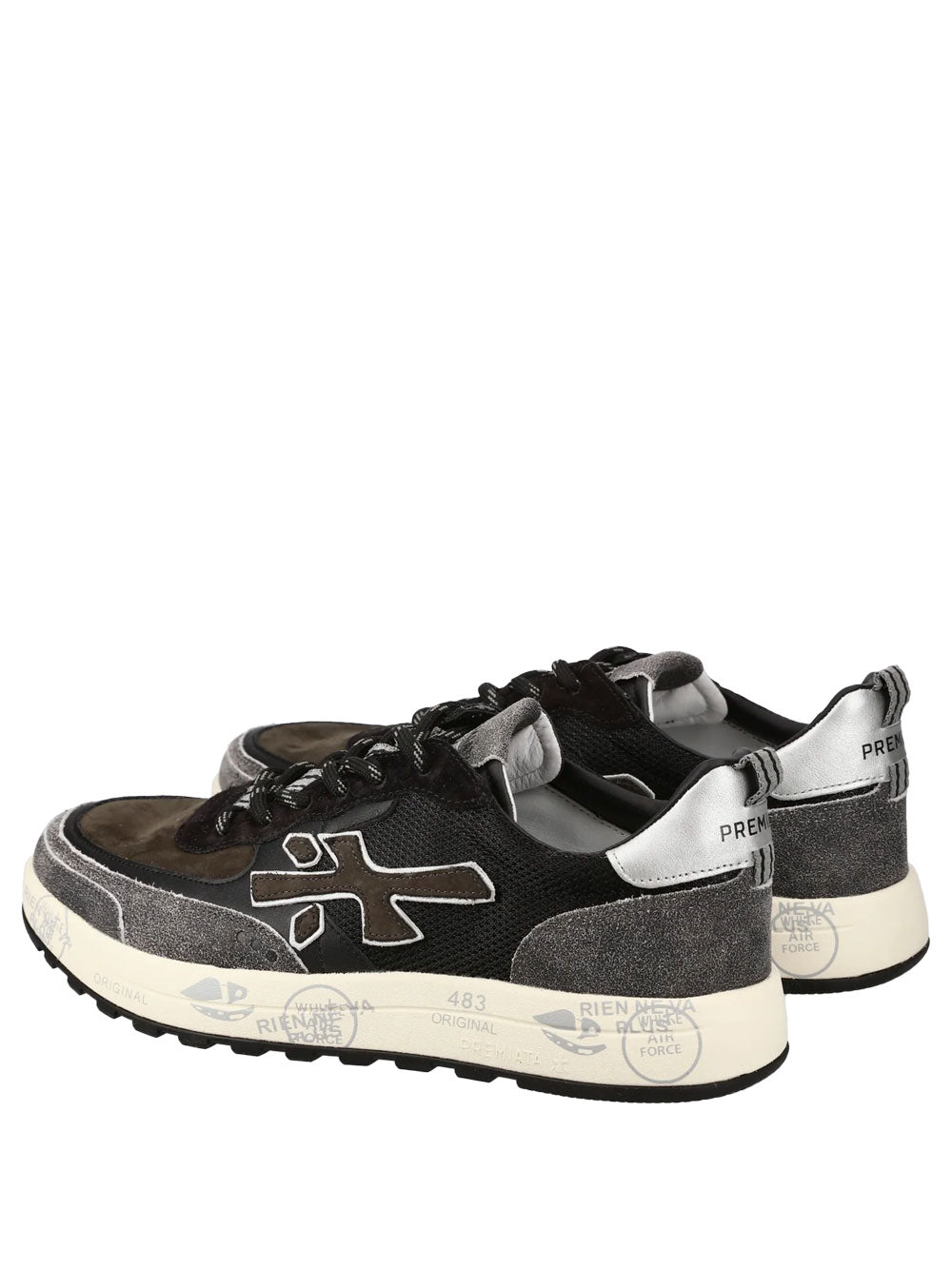 PREMIATA Mesh and Suede Sneakers for Men