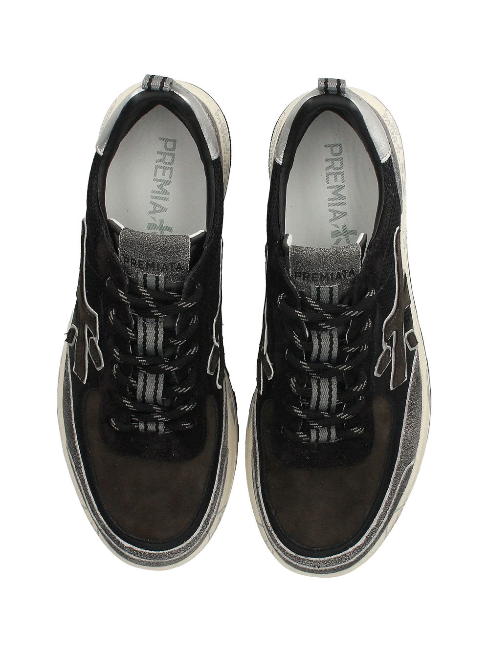 PREMIATA Mesh and Suede Sneakers for Men