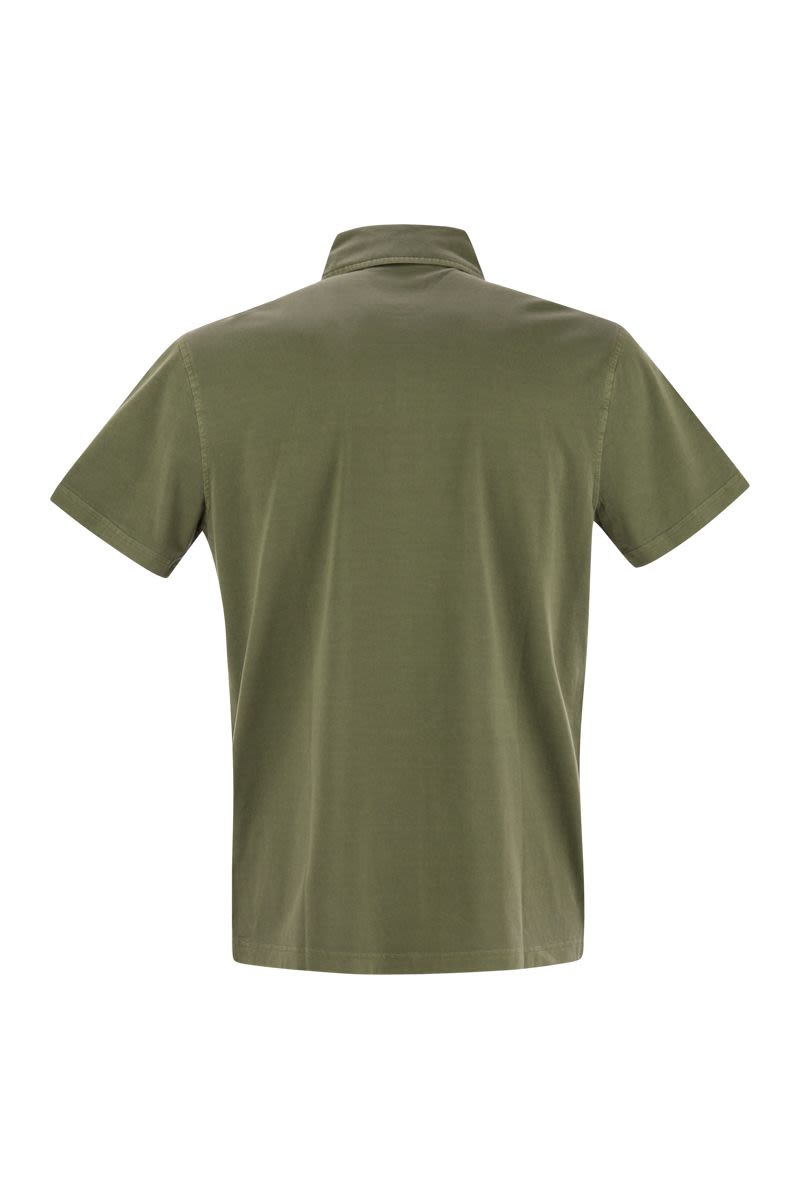 FAY Comfort Fit Short-Sleeved Polo Shirt