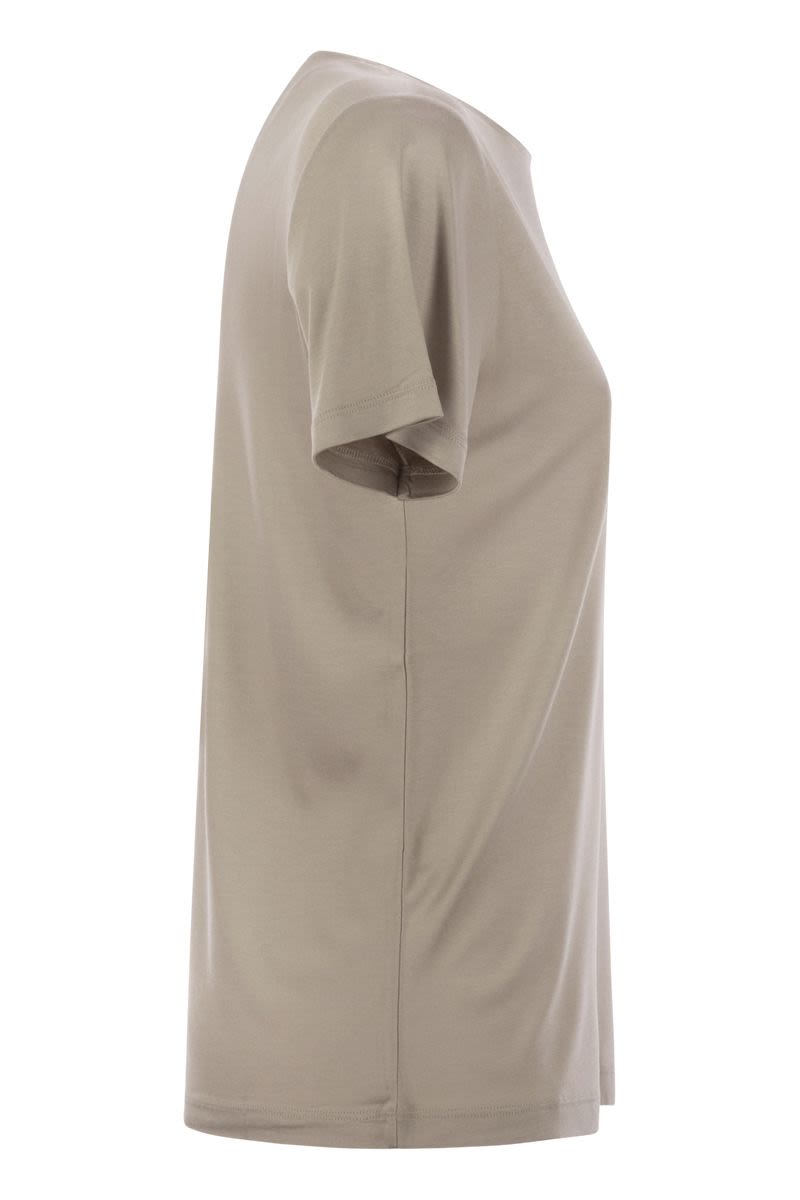 FAY Boat Neckline T-Shirt for Women