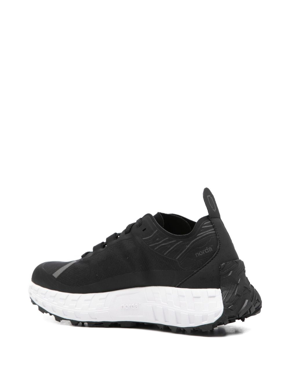NORDA RUN Lace-Up Fastening Sneakers with Pull-Tab and Ridged Sole for Women