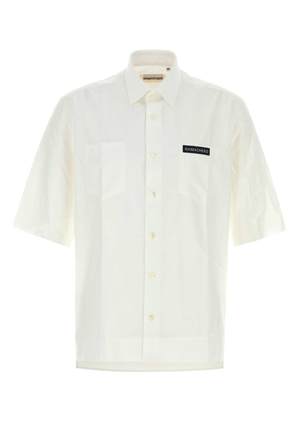 NAMACHEKO Short Sleeve Poplin Guardia Shirt for Men - SS25