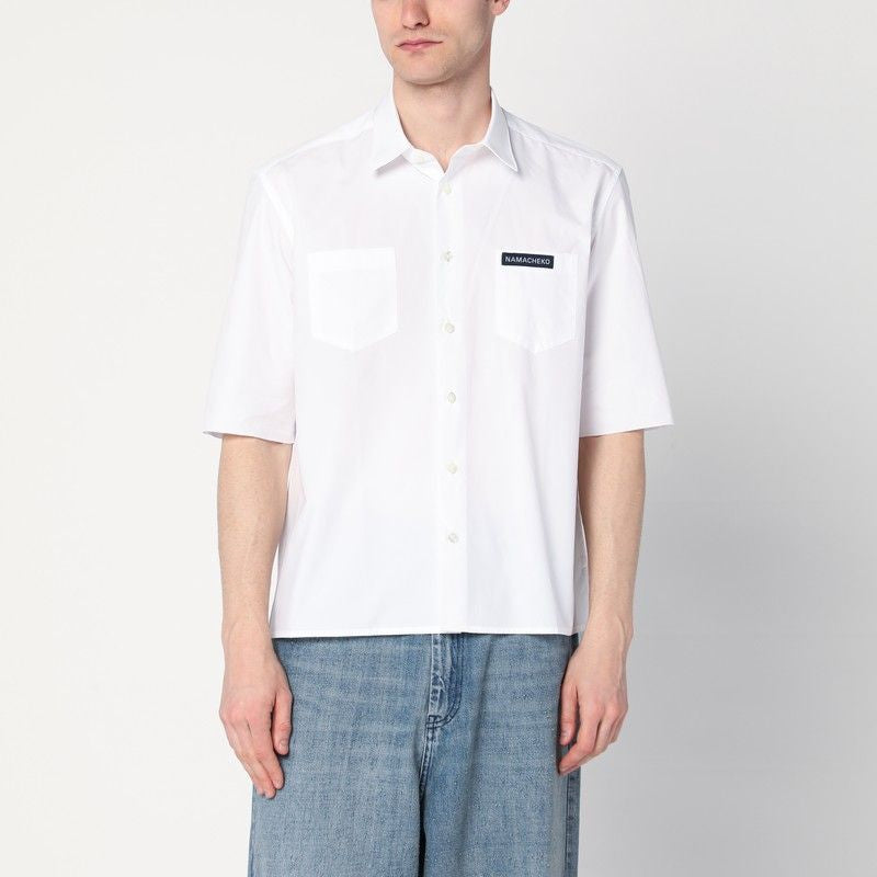 NAMACHEKO Short Sleeve Logo Patch Shirt