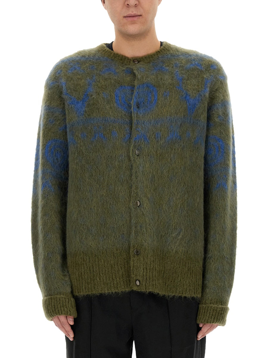 SOUTH2 WEST8 Mohair Blend Cardigan - Size L