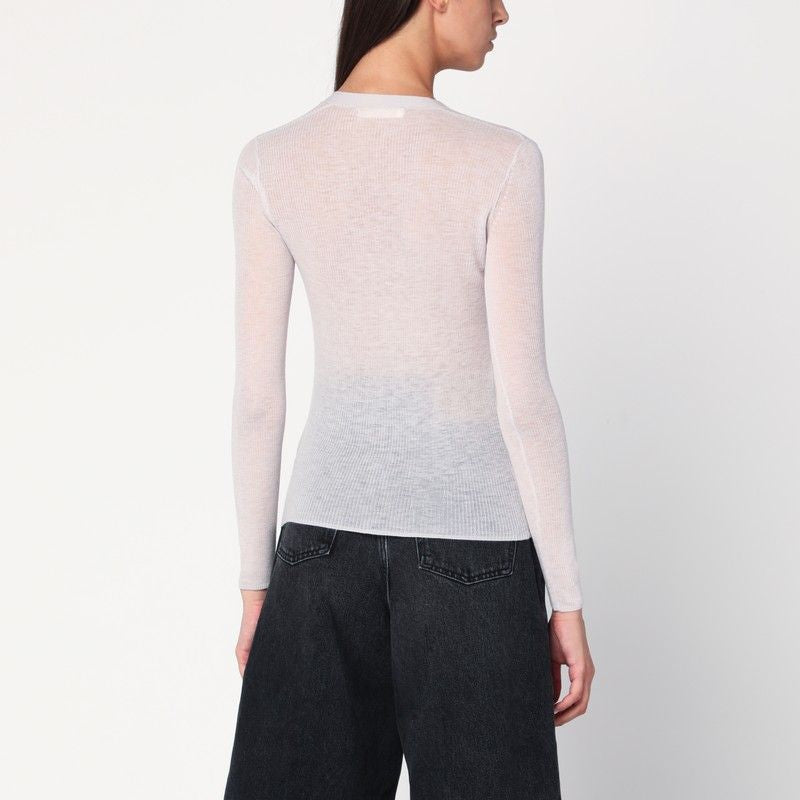 6397 Semi-Sheer Knit Cardigan