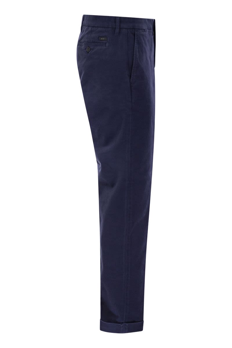 FAY Slim-Fit 5-Pocket Trousers