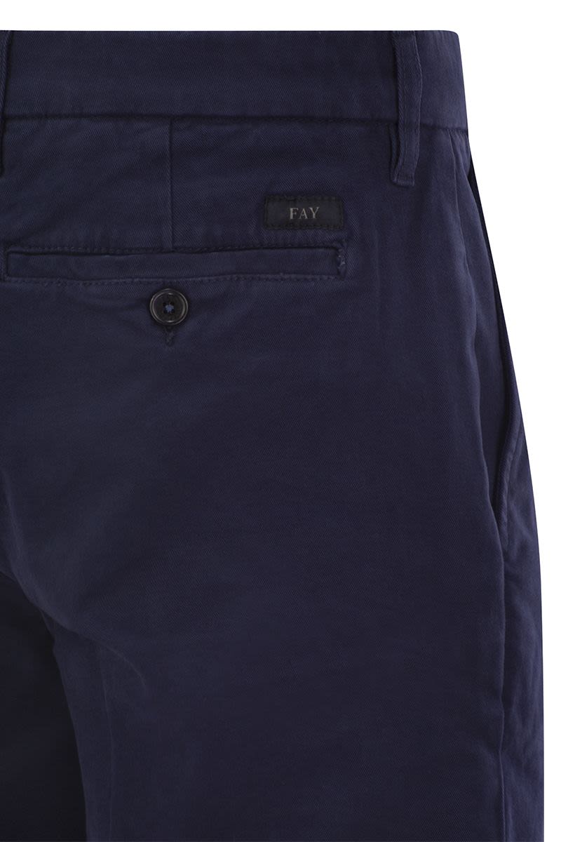 FAY Slim-Fit 5-Pocket Trousers