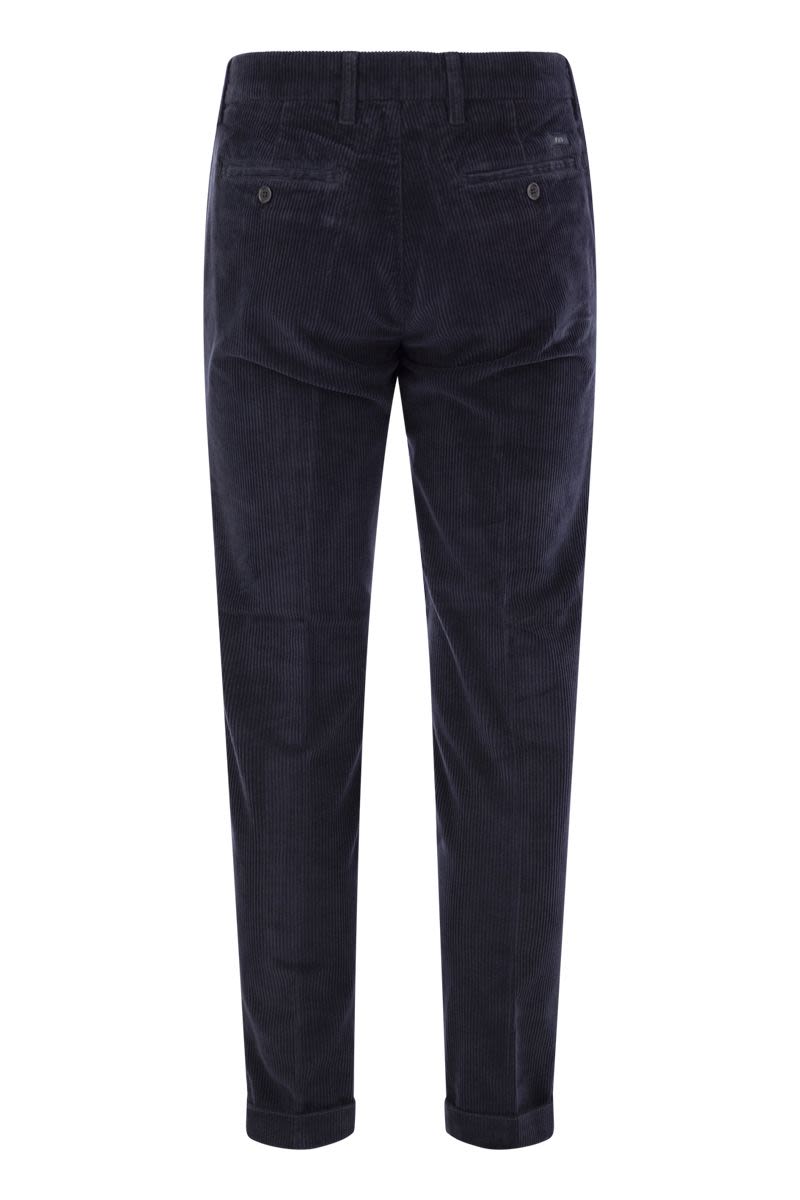 FAY Slim Corduroy Trousers for Men - Fall/Winter 2025