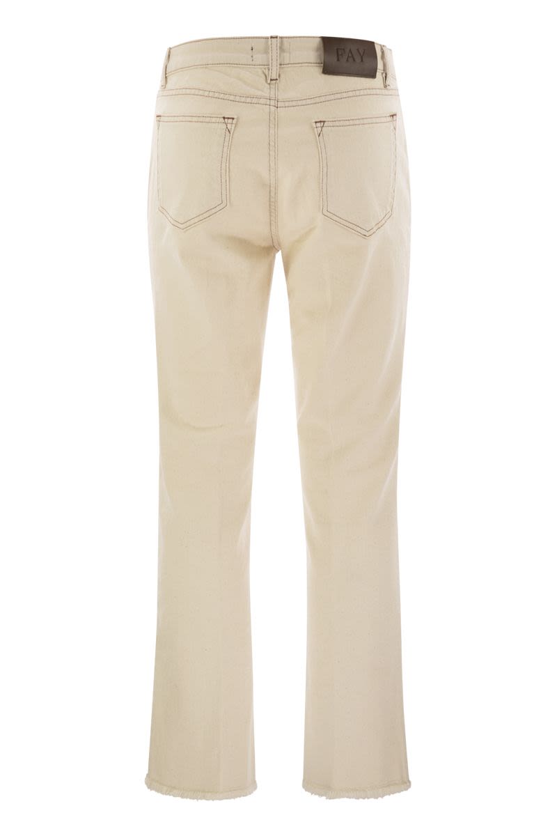 FAY Skinny 5-Pocket Stretch Trousers