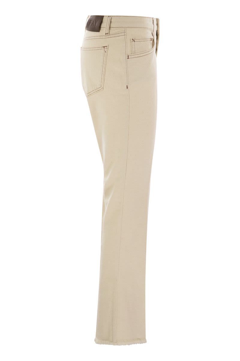 FAY Skinny 5-Pocket Stretch Trousers
